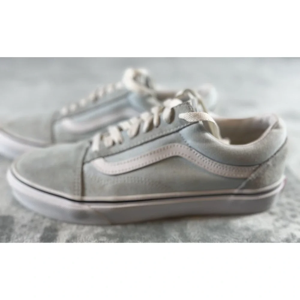 Vans Old Skool Shoes Mens Size 7.5 Womens 9 Suede Skate Sneakers Classic Low Top